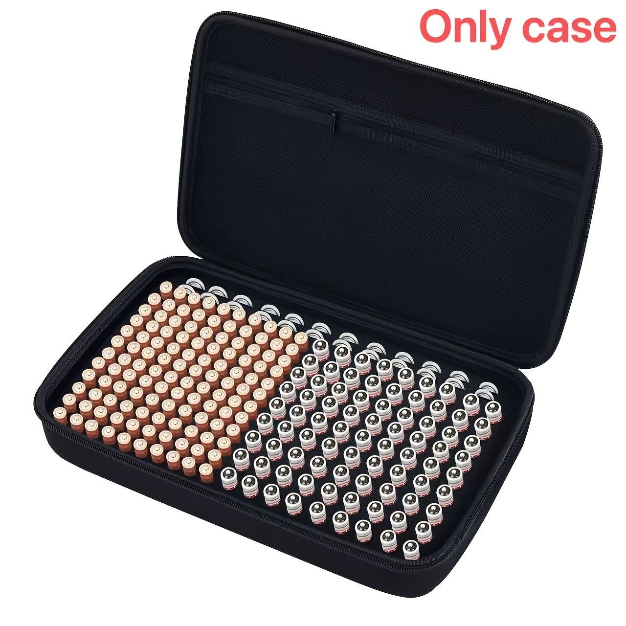 коробка для хранения аккумуляторов hsxb, чемодан, подставка для сумки - вмещает 225 батареек aa и aaa (батарейки в комплект не входят) Детали 4