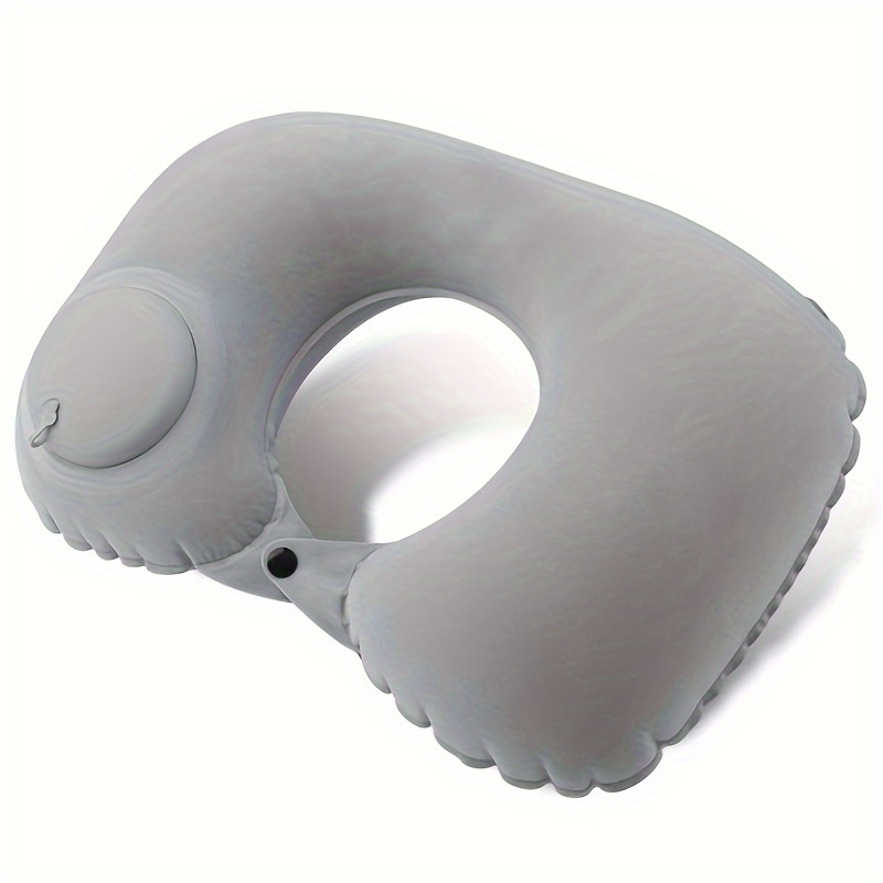 

1pc Inflatable , U-shaped -inflate Cervical , Portable For Car Use, , , , , , All- Use