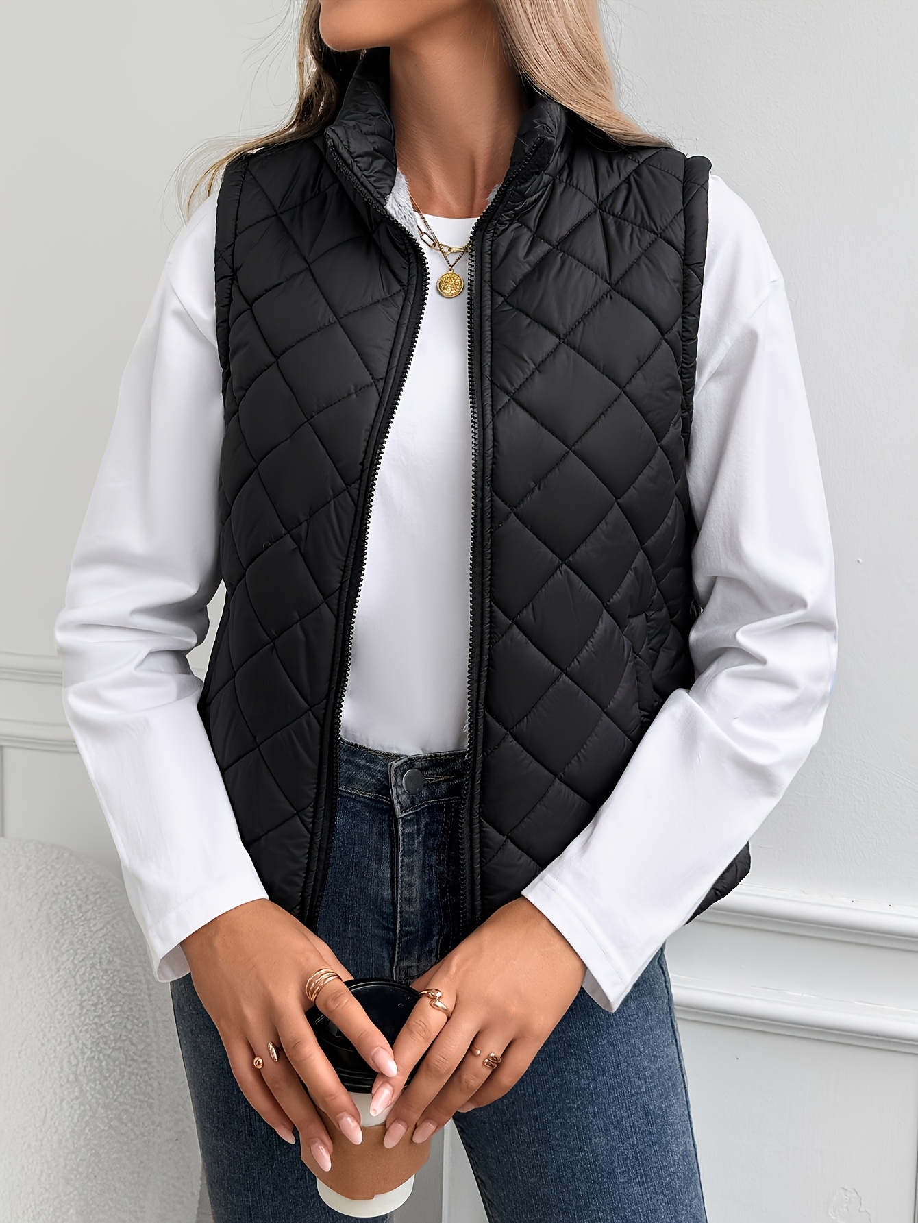 FJKVAVF Dames Winter Effen Kleur Warm Fleece Losse