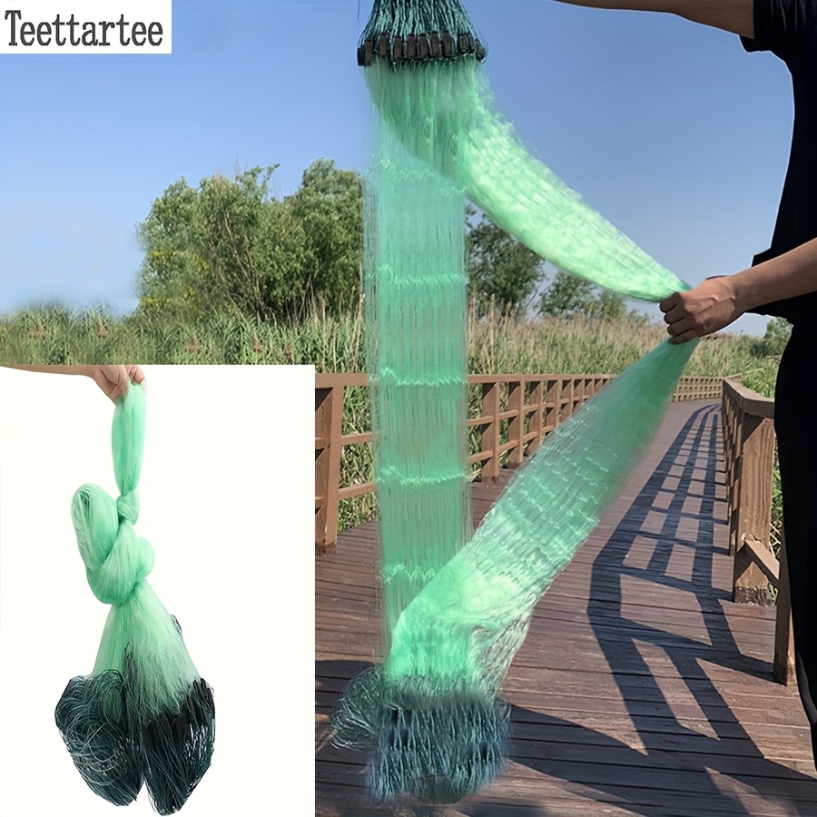 3 layer fish net weighted sinking net reservoir - Temu