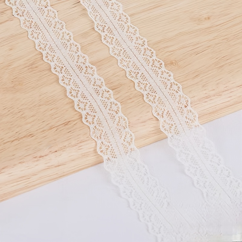TEMU Ruban en dentelle ajourée de 3 cm pour emballage de boîte cadeau, ruban décoratif, ruban en dentelle ajourée japonaise, ruban en dentelle pour
