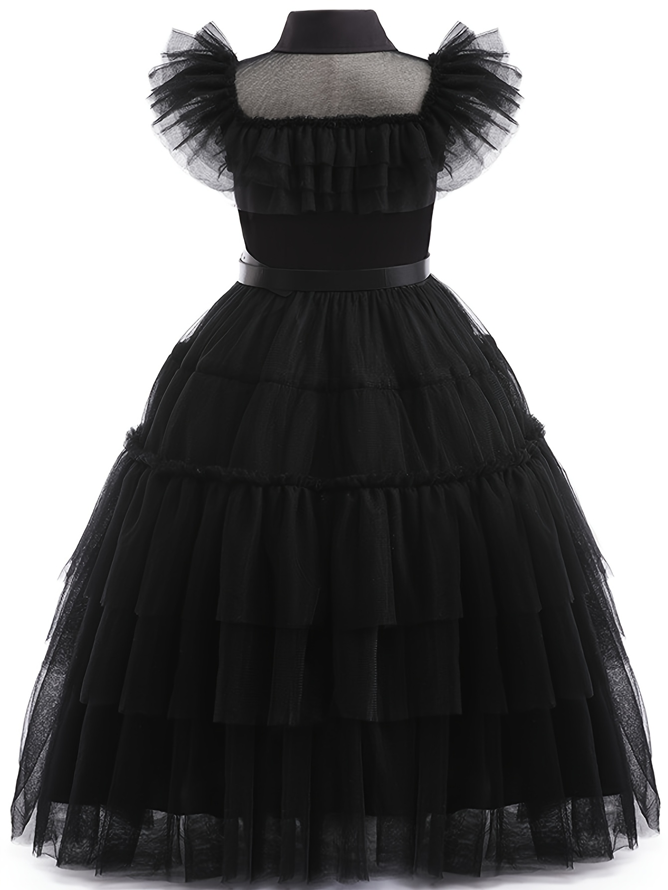 Peluca De Princesa Con Trenzas Para Niñas | Set Con Corona, Collar Y 12 Broches De Mariposa | Ideal Para Halloween, Carnaval Y Fiestas Temáticas