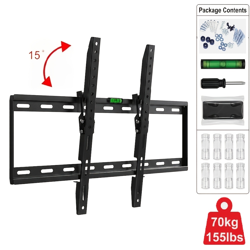 TEMU Flat Lcd Led Wall Mount Bracket Tilt 27 30 32 35 40 42 45 47 65 70 75 80 Inch