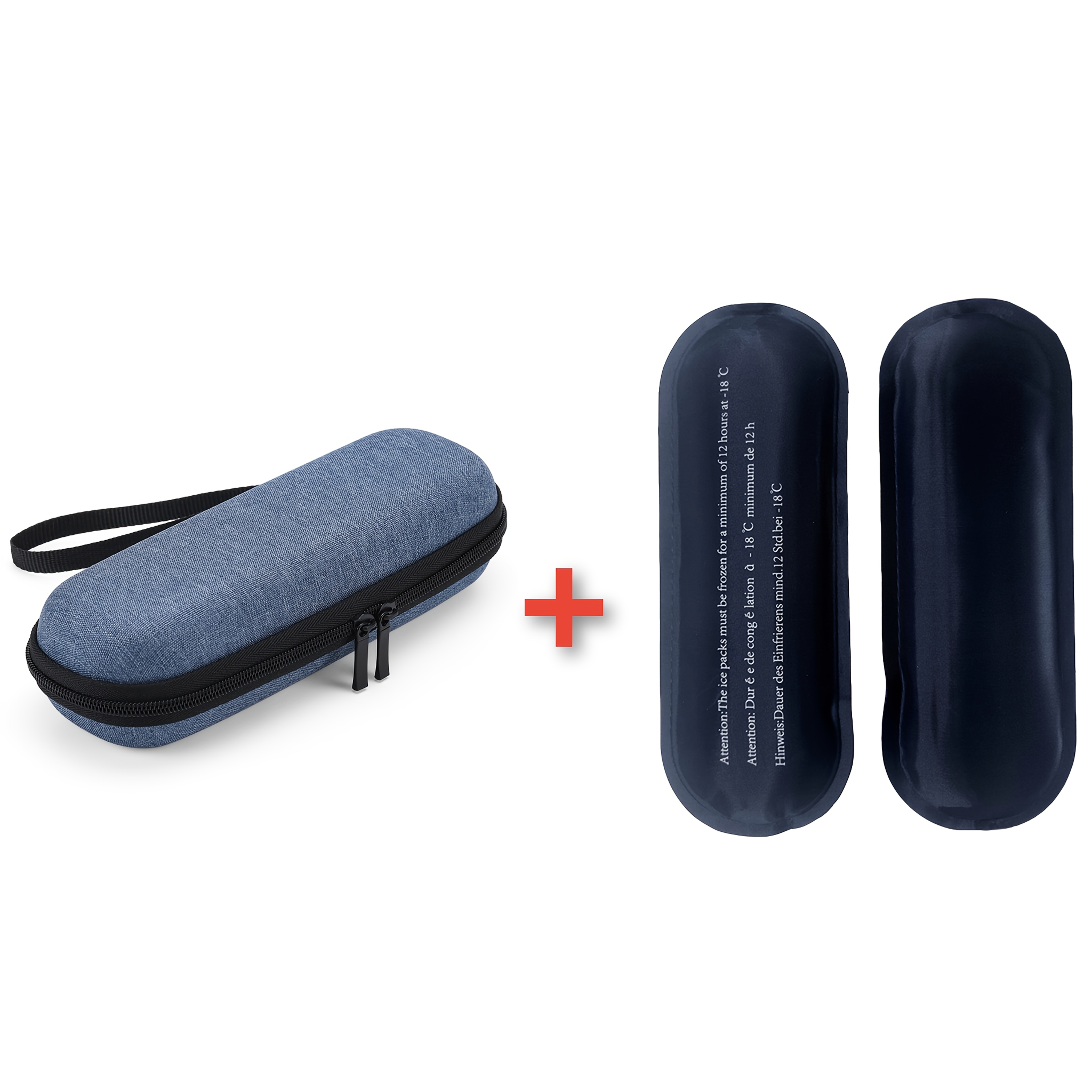 Image of Box Only: Health And Home Care Diabetes Care Storage And Travel Kit, 3pcs Portable Reusable Insulin Storage Case