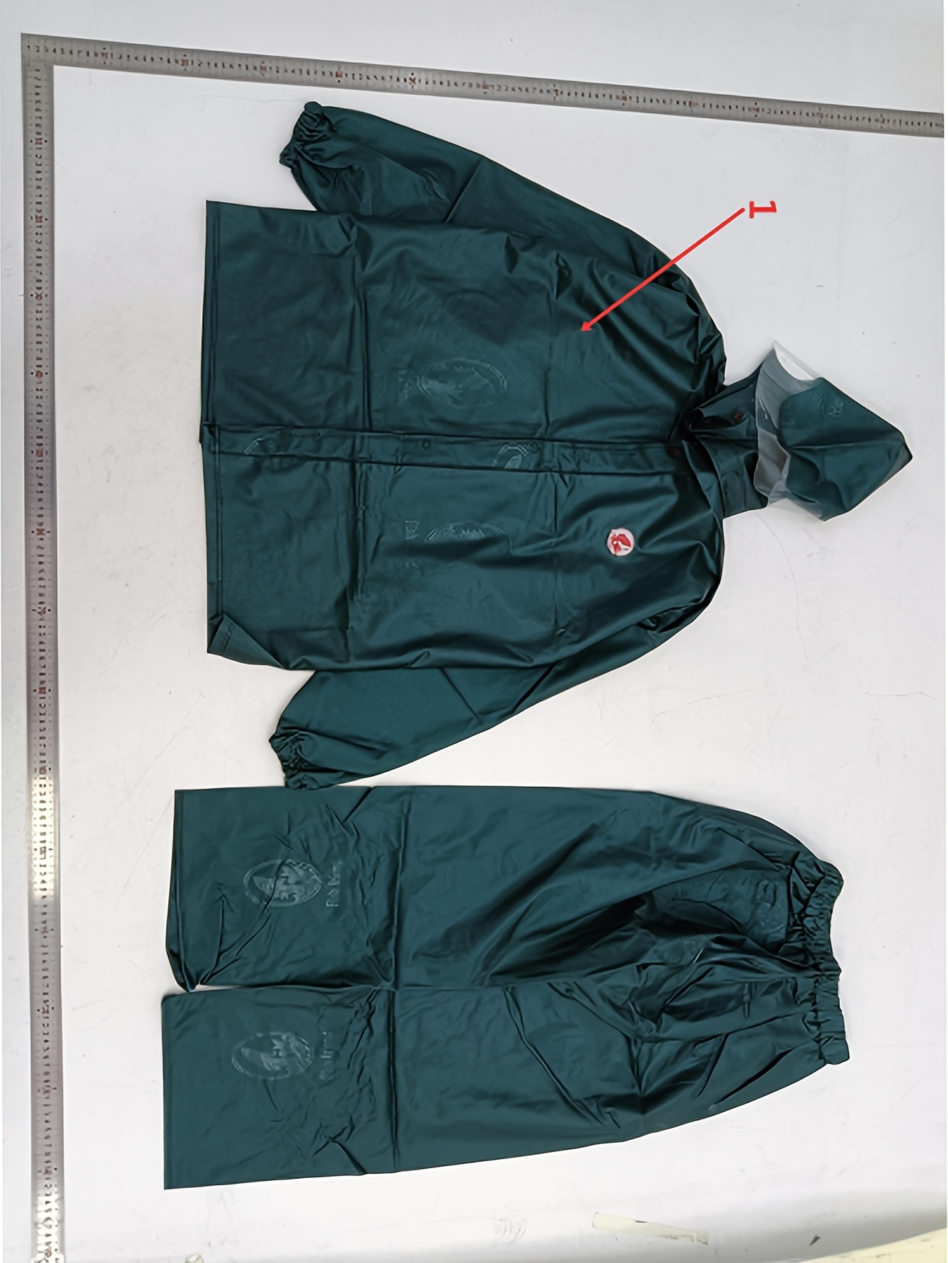 raincoat and rainpants pvc sea   cloth pearlescent suit fishing agriculture mining construction outdoor crowd use split style   with zipper details 12