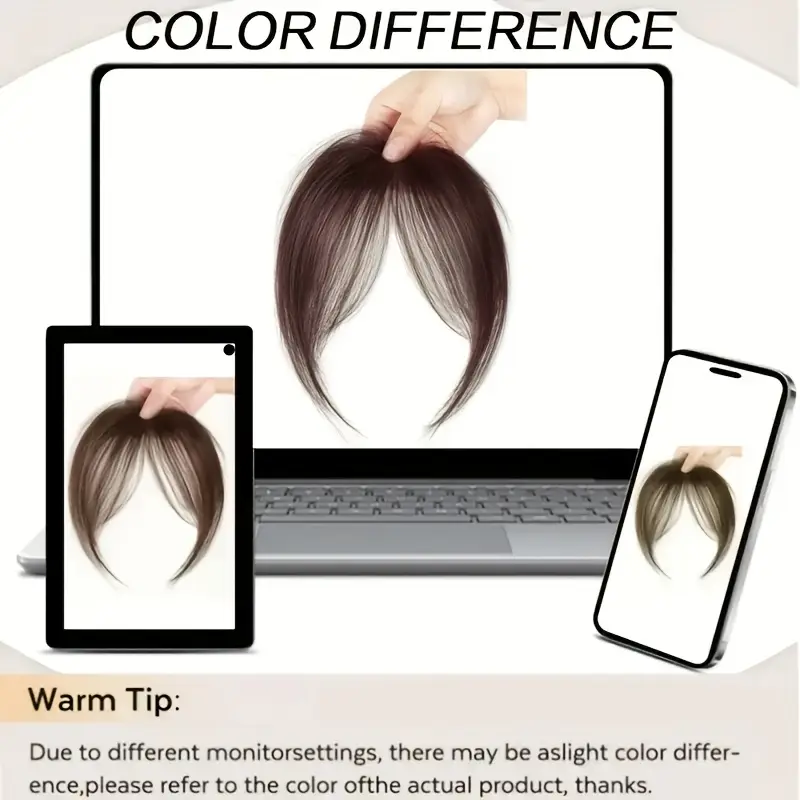 1pc womens elegant natural black deep brown clip in bangs loose curly high temperature synthetic hairpiece side fringe for parties daily party hair accessory side bangs piece natural look hairpiece details 0