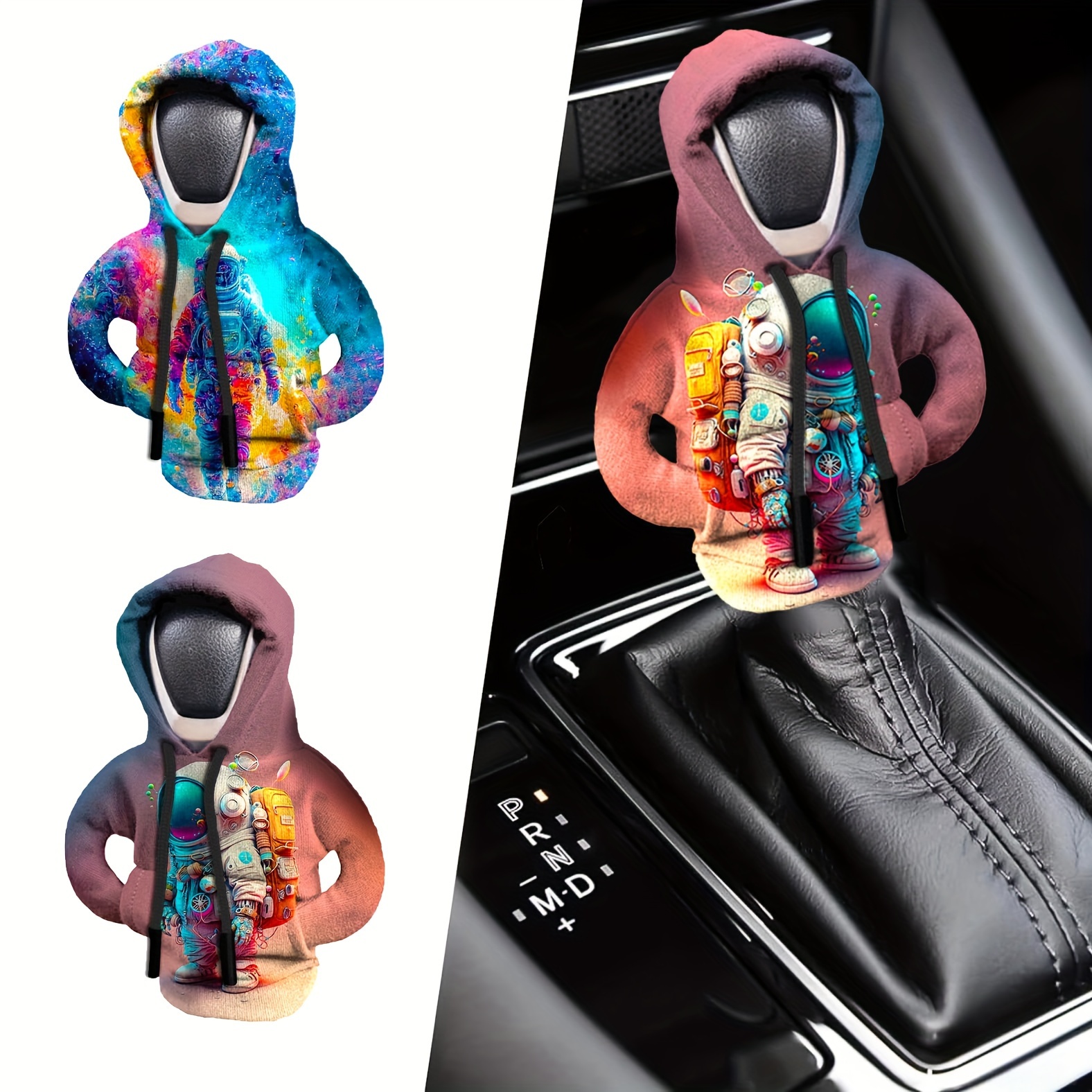 

Gear Shift Hoodie, Gear Shift Cover, Universal Car Shift Knob Hoodie, Mini Hoodie For Car Shifter, Automotive Interior Cute Gadgets, Car Accessories And Decorations