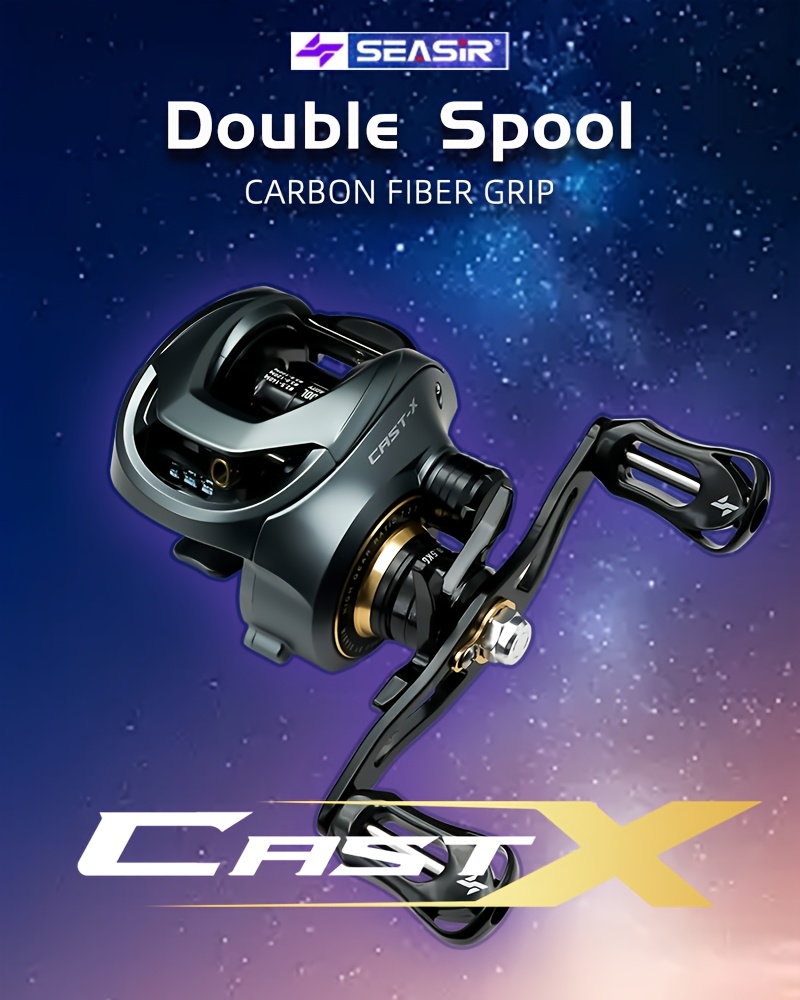 cast x double spool baitcasting reel - Temu
