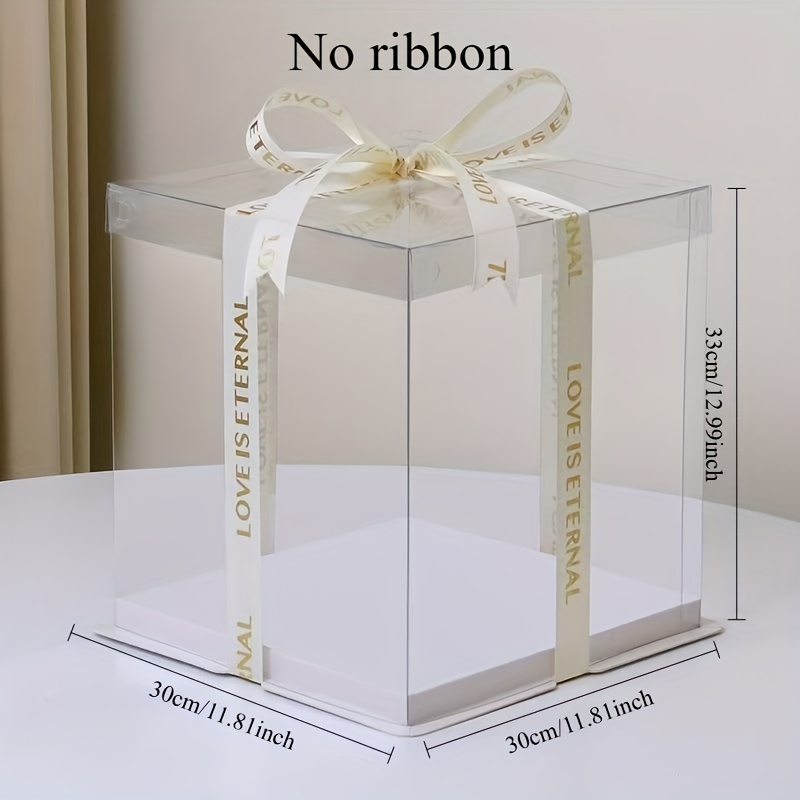 item picture 1pc large transparent gift   display box   dust proof storage box suitable for wigs jewelry cosplay mannequins ideal for retail stores home or gifting no ribbon needed jewelry storage box elegant display