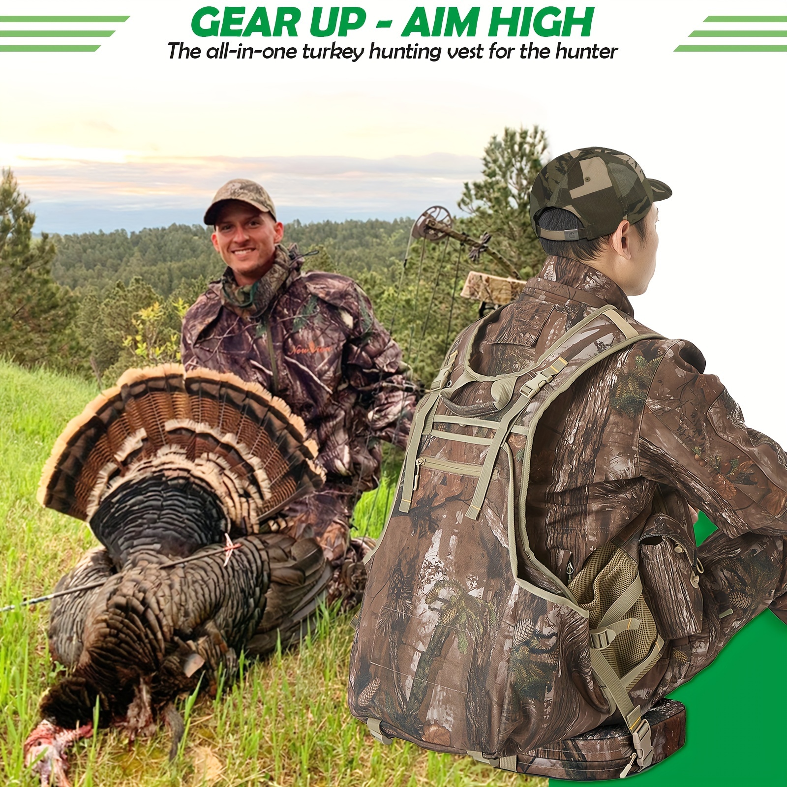 Turkey Hunting Backpack with Tassel