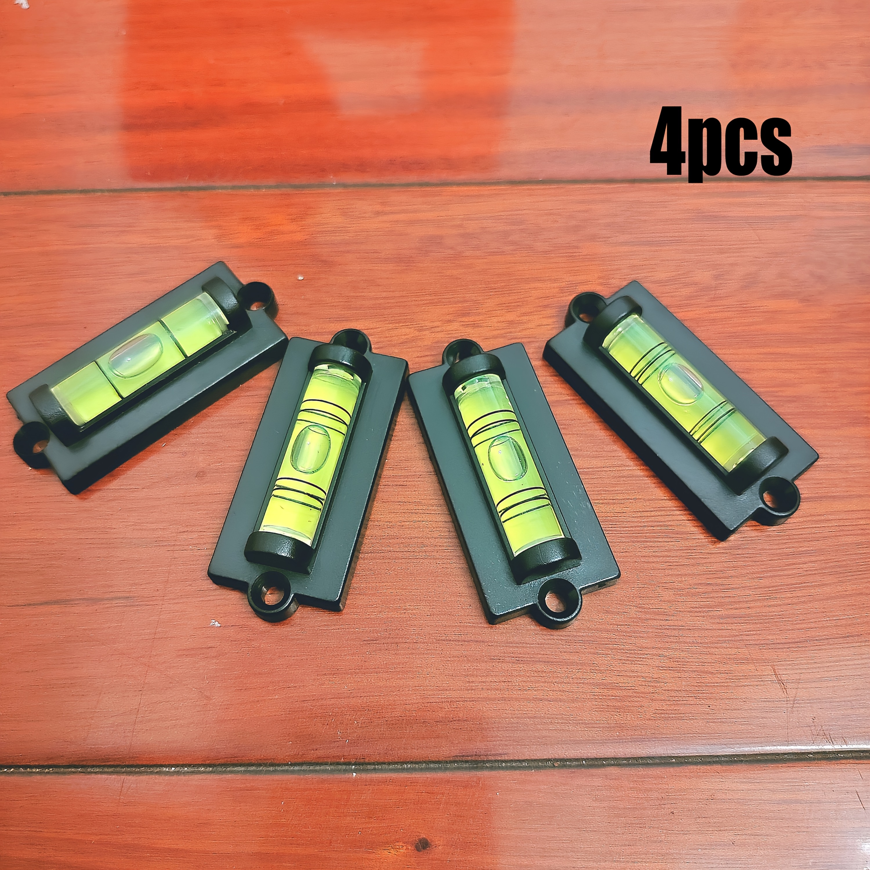 Image of 4/6pcs Rv Standard Levels With Screw, Rv Levelers Leveling Tools Bubble Spirit Level For Leveling Travel Trailer, Camping
