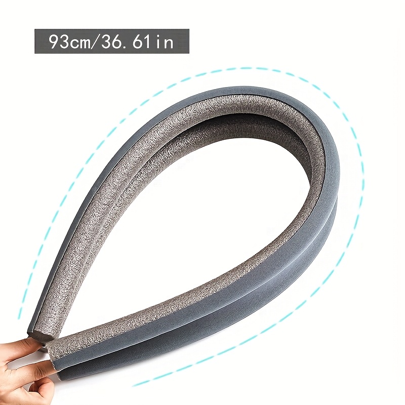 High-Quality Plastic Door Bottom Seal, Soft And Durable, Suitable for Office Furniture, Thickened Anti-Theft, Soundproof And Self-Adhesive Glass Doors And Wooden Door Seals, Home Decoration Windproof And Weatherproof Insulation, Sealant