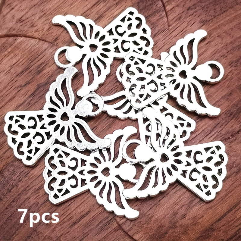 Image of 7pcs Charm Pendants, Bohemian Style Jewelry Additions, Handmade Jewelry Making Bracelet, Necklace, Earring Additions 25 X 27mm