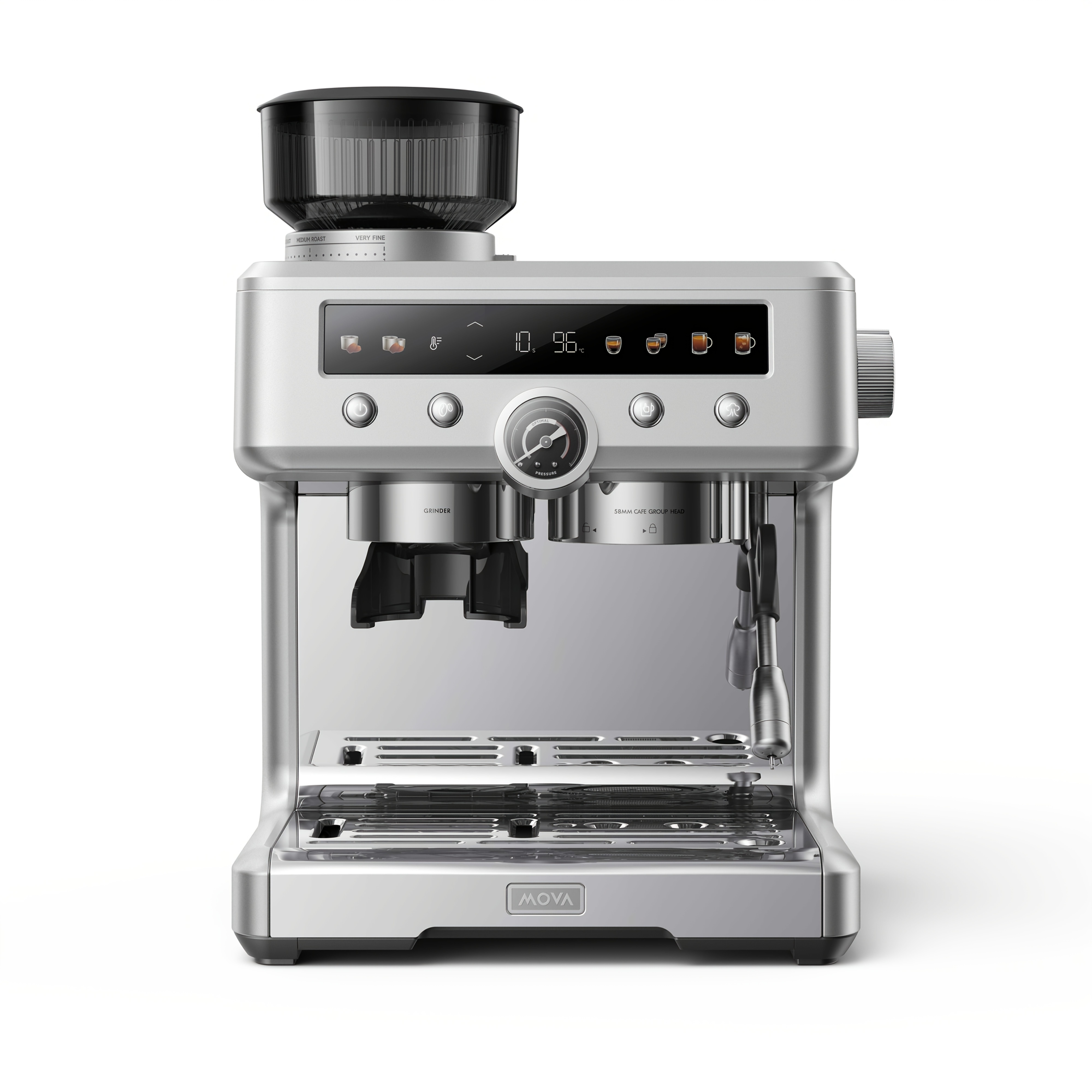 Image of S20 Pro Smart Espresso Machine, Dual , Consistent Heat, Dual Pumps, Operation, Ntc + Pid Smart Heat System, Triple Frothing System, Panoramatouch Control Panel, 4