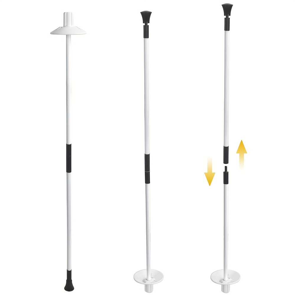 TEMU Golf Fruit Flagpole Fruit Putting Training Flagpole Two-section Detachable Flag Pole Golf Course Accessories