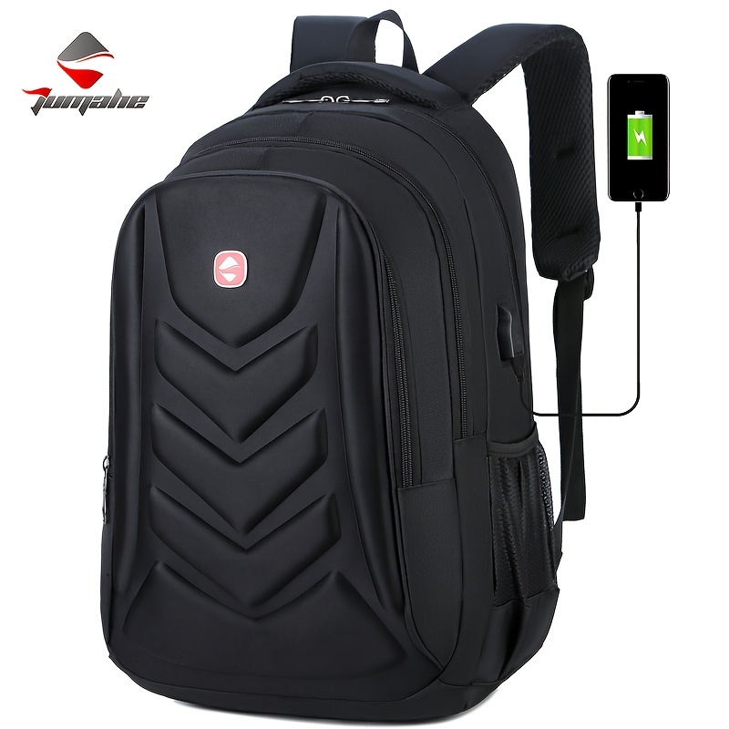 

1pc New Shell Business Backpack Casual Men's Computer Bag Travel Backpack Student School Bag, For Gifts, School Bags, Valentines Gifts