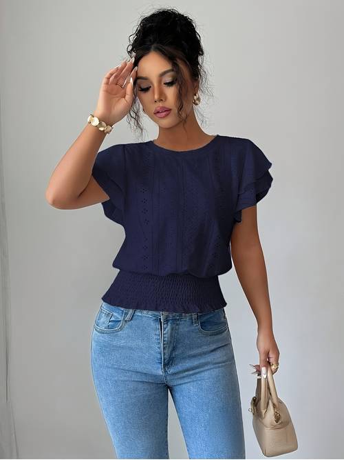 womens elegant sleeve short sleeve t shirt
