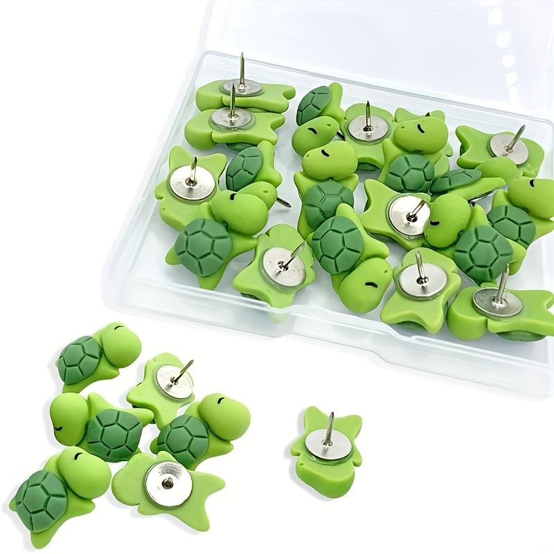 

20pcs - Abs , Decorative For Photos, Charts, Softboards - Organization -shaped Pin Set