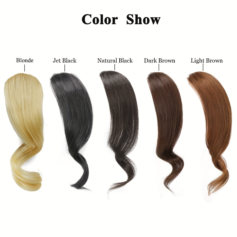 side hair bangs 100 human hair clip in hair extensions elegant for daily use cosplay party hair bangs valentine gift   gender women   body wave hair material human hair details 0