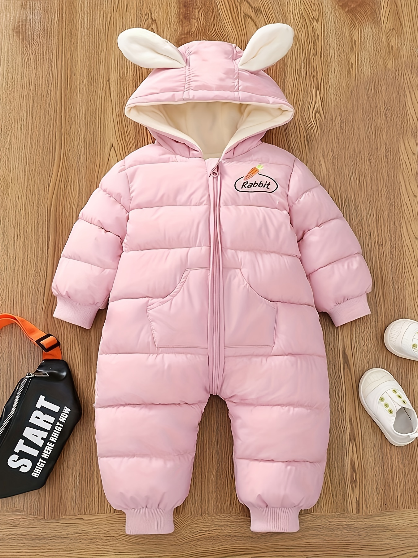 Pink Baby Girl Cold Weather Clothes Newborn Baby Girls Winter Bow