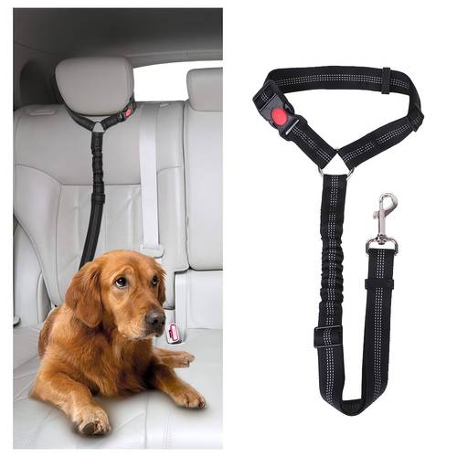 pet seat belts car headrest restraint adjustable safety leads vehicle seatbelt harness