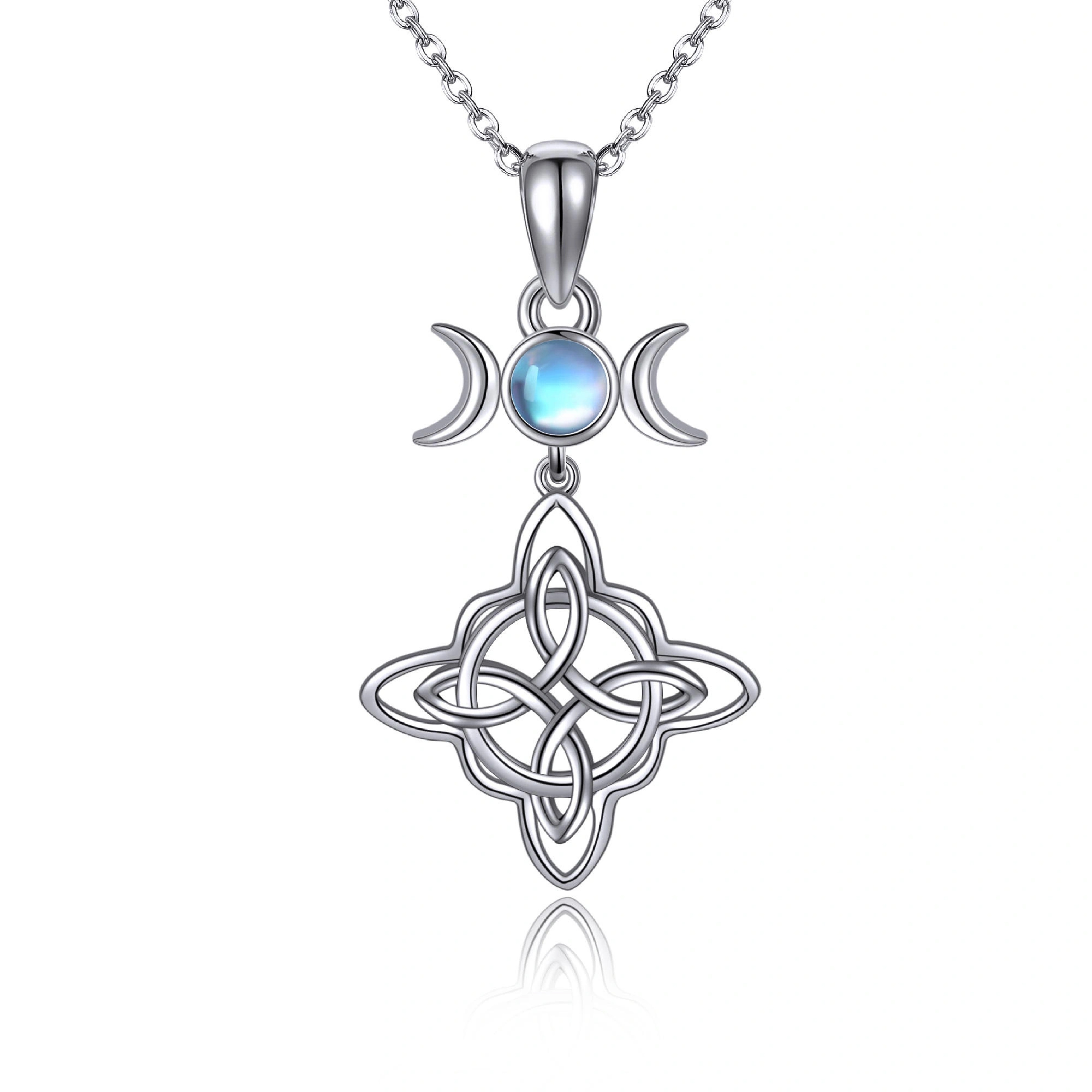 TEMU Collier avec pendentif nœud | Élégant cuivre plaqué platine avec , idéal pour anniversaires, remises de diplômes, Noël, cadeaux du Nouvel An