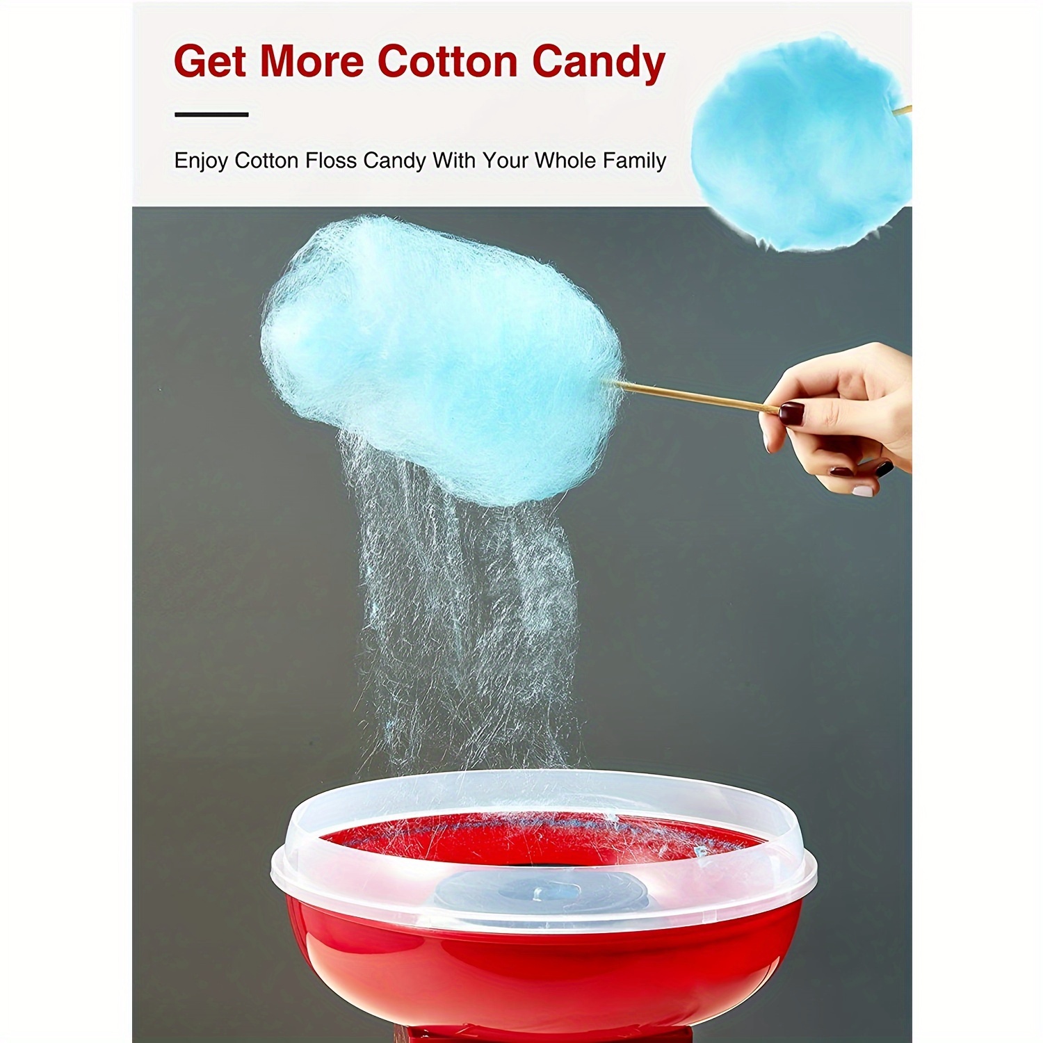 cotton candy machine kit cotton with comprehensive user ideal for parties fun gatherings details 2