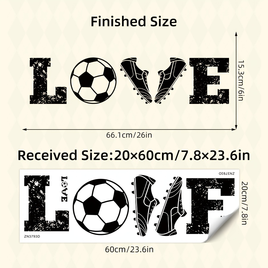 1pc Creative "love" Pvc Removable Wall Stickers Home Decor For Living Room, Bedroom, Game Room, Bathroom, Self-adhesive Wall Decals Home Decoration