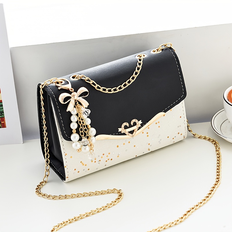 Nouveau Sac à Bandoulière à Paillettes pour Femme Printemps/Été, Sac à Bandoulière Style Coréen, Sac à Main Tendance pour Dame, Sac Fourre-Tout Grande Capacité, Sac de Courses, Sac à Bandoulière, Sac de Travail, Trousse de Maquillage, Sac de Voyage Mignon, Sac de Mariage, Pochette, Sac Fourre-Tout