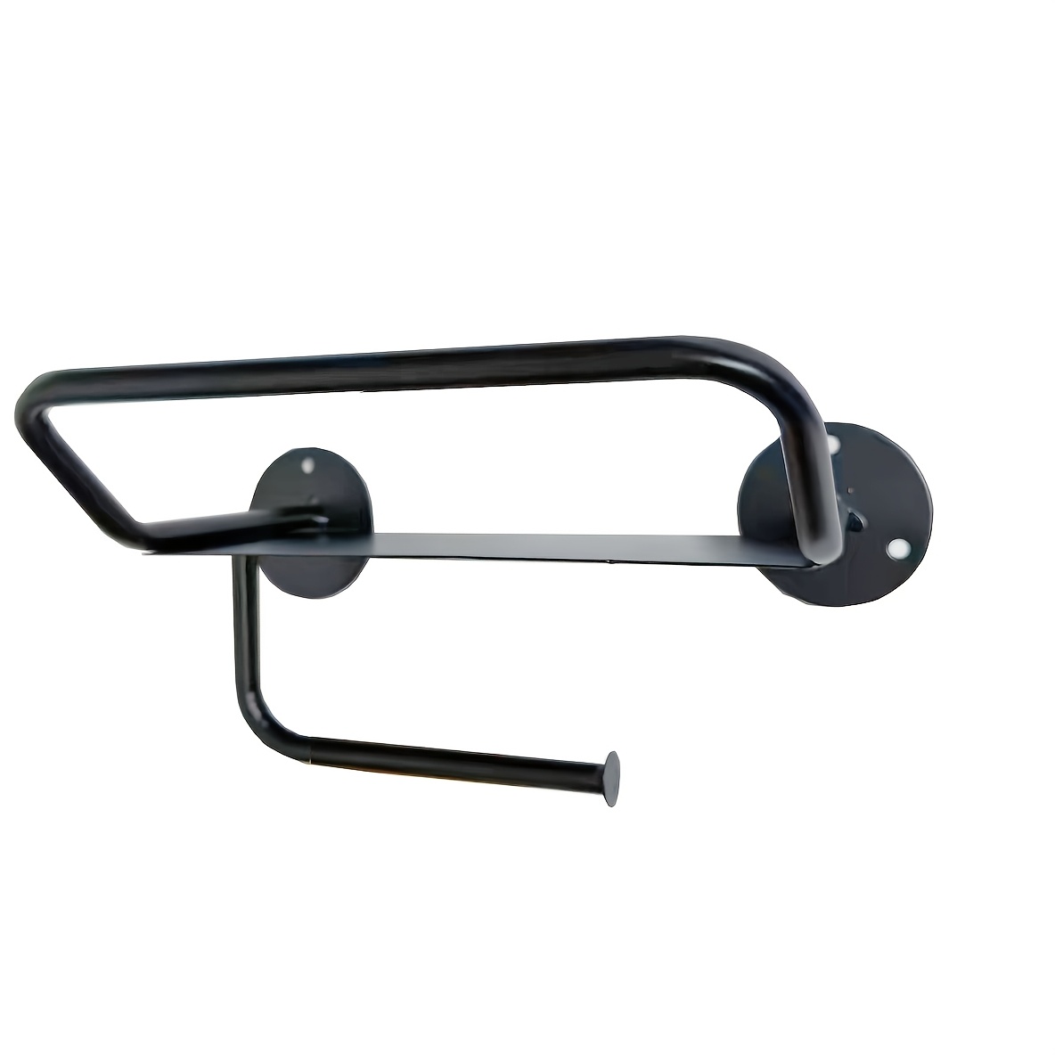 TEMU Elderly Grab Bar, Wall-mounted Installation, Toilet Paper Rack Combination, 3-in-1 Bathroom , With Toilet Paper Rack And Phone Holder, Safety
