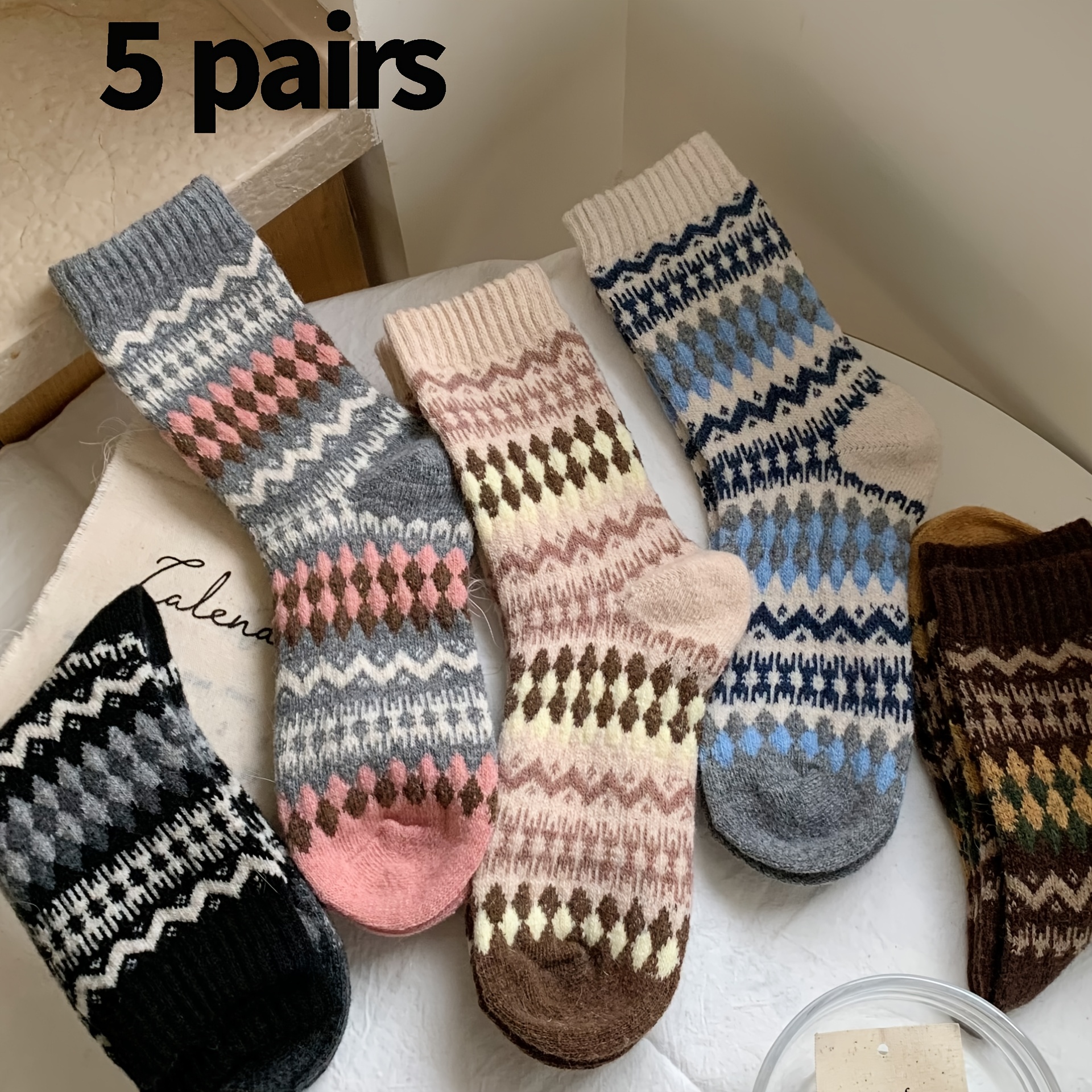 wool socks women sold on Temu United States