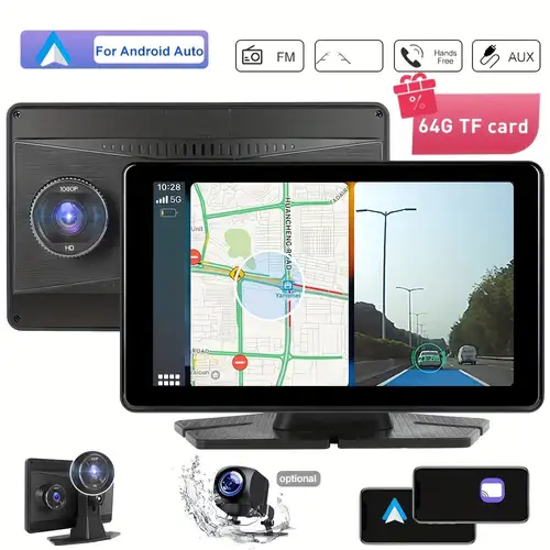 9 Tragbares Display Wireless / Wired Carplay Android Auto Phone
