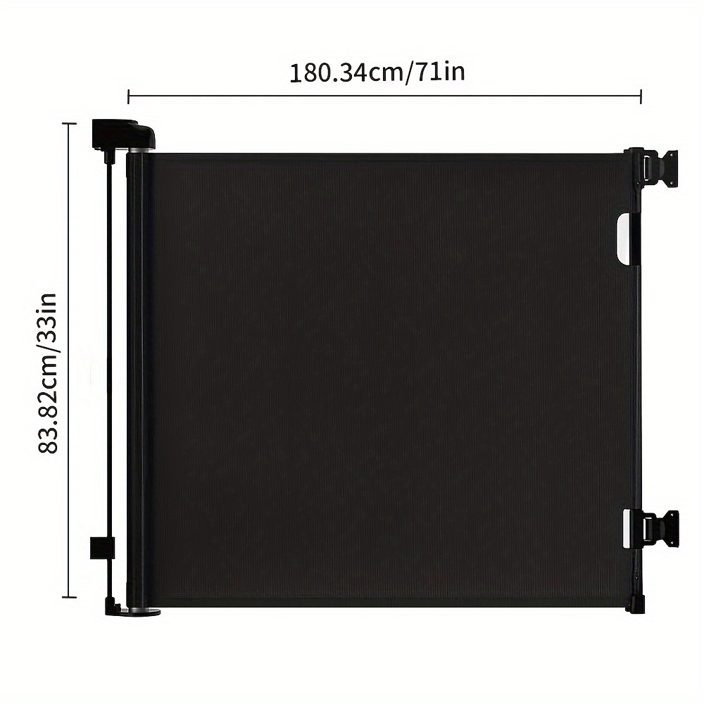 retractable gate mesh gate 33 41 tall safety gate for doorways stairs   indoor outdoor  
