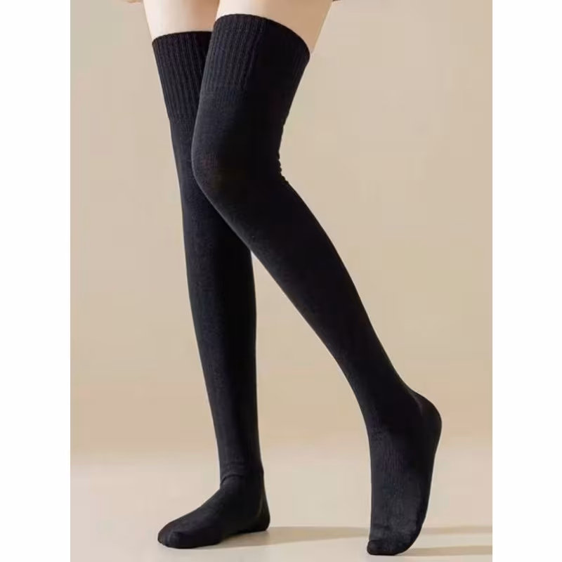 1pc womens thermal lined knee high socks warm winter leggings for women elegant everyday special occasions perfect gift for wife mom daughter hand washable stylish warm leggings holiday Product details 2