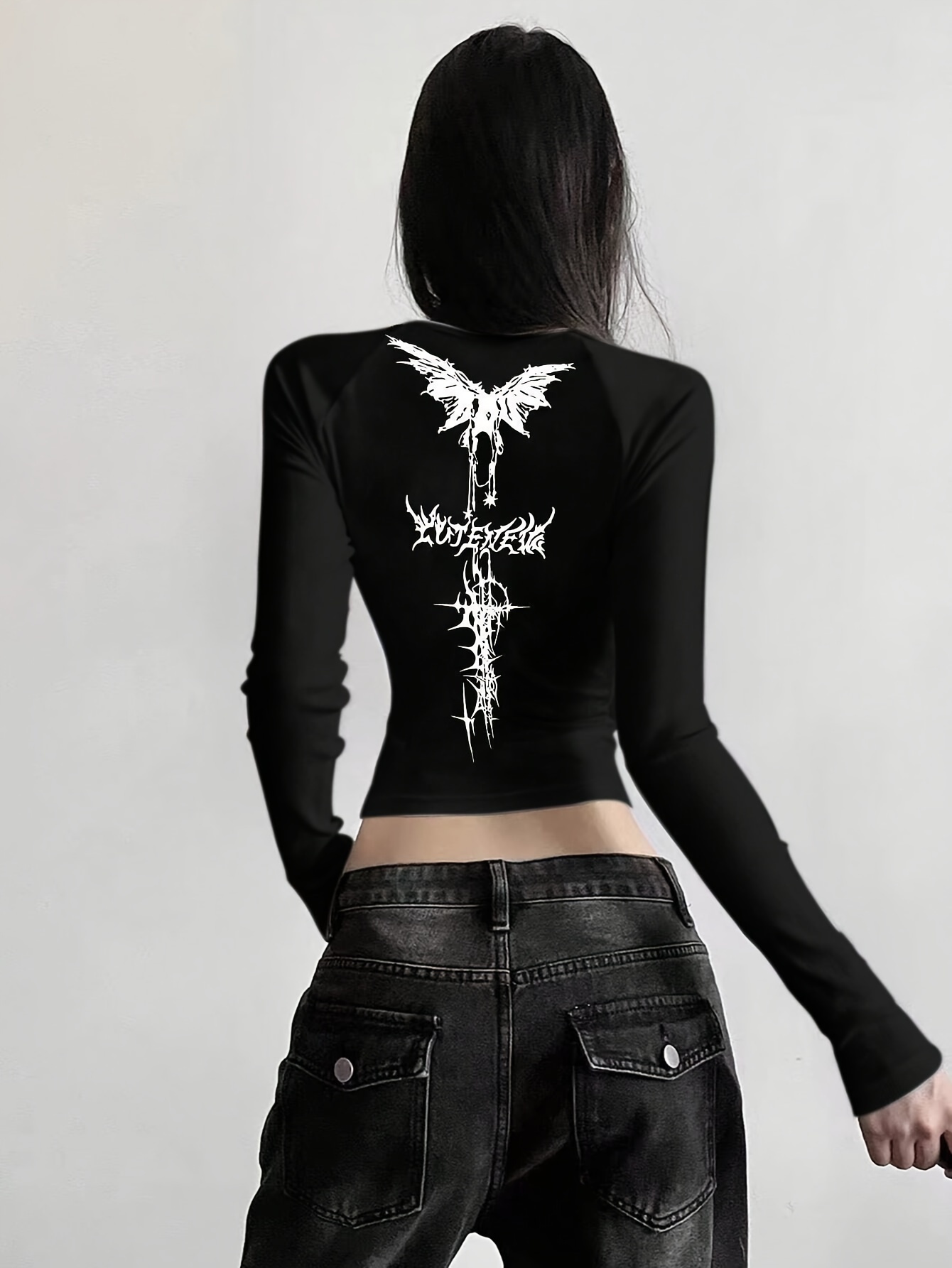 goth shirt sold on Temu United States