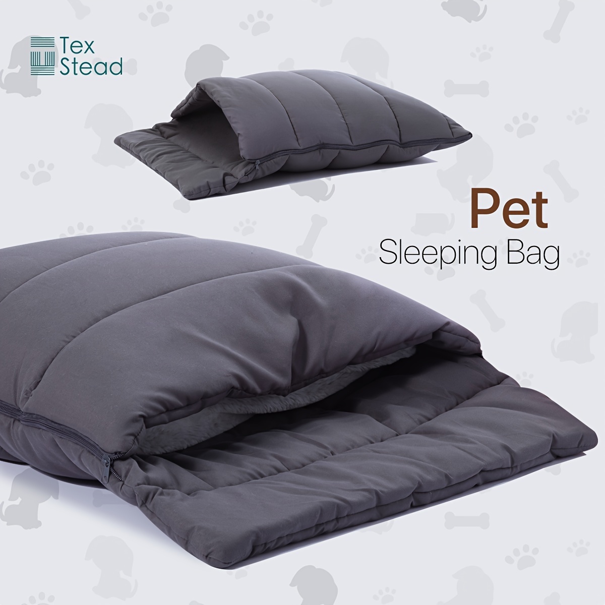   cave bed for small dogs cats durable washable polyester sleep sack for indoor pets Product details 5