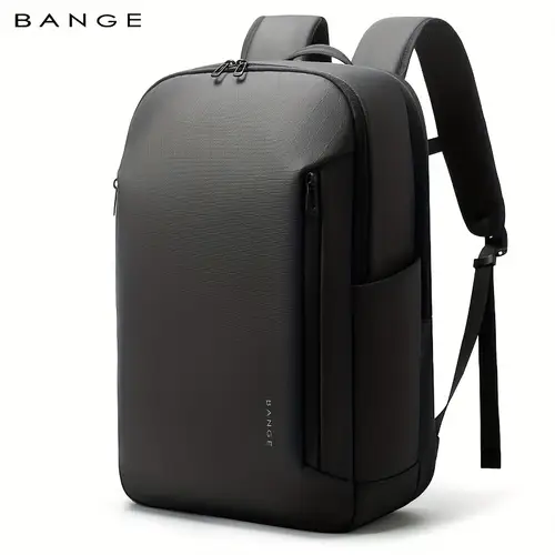 sleek business backpack lightweight anti theft laptop bag with adjustable straps 15 6 inch compatible durable polyester lining multiple compartments for work travel black