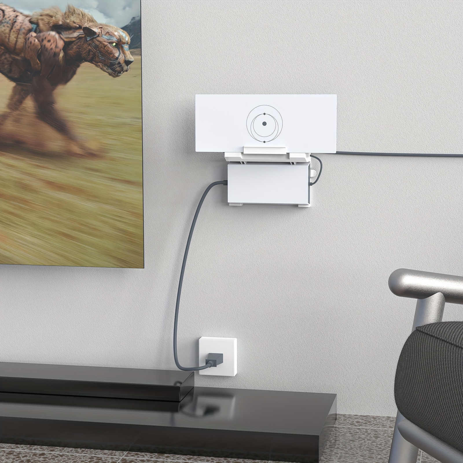 Support Mural 2 en 1 pour Routeur Starlink Gen 3 & Support d'Alimentation StarLink V3