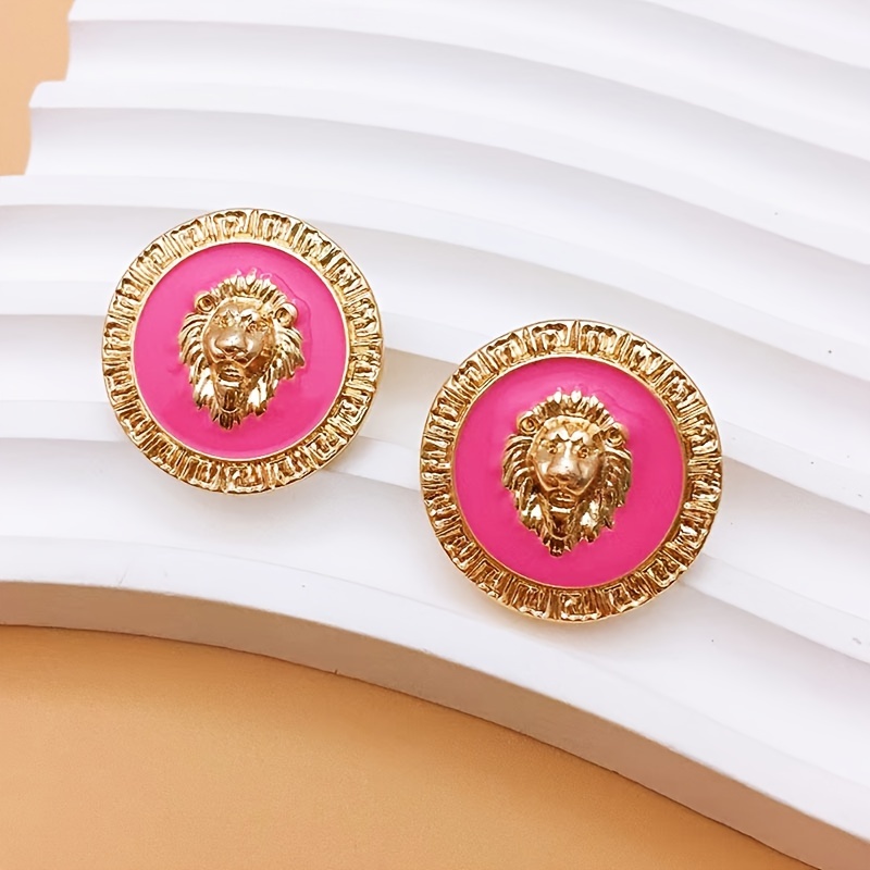 

Chic Vintage Stud Earrings - , Zinc Alloy With Stainless Steel Posts For & Party Wear