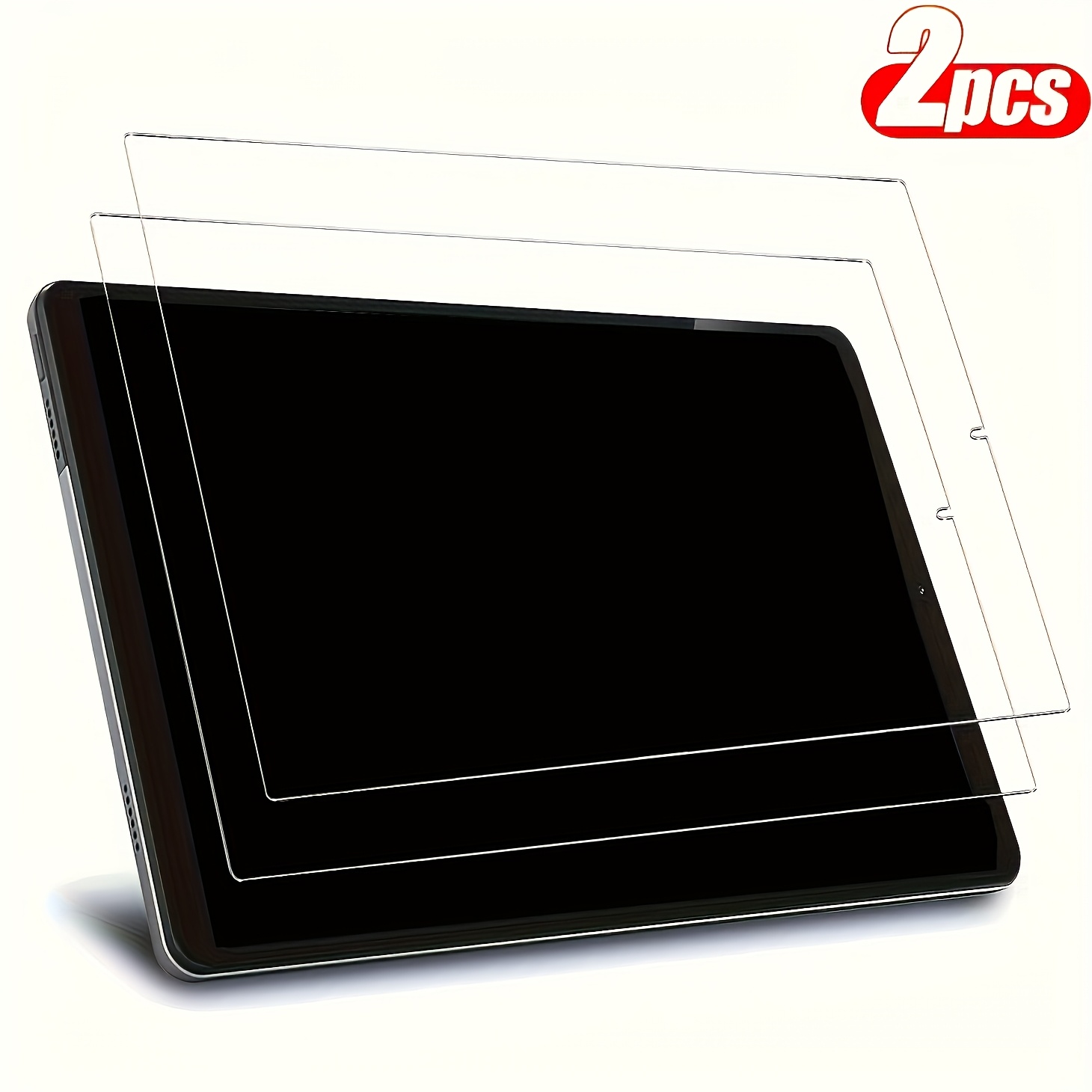 Image of 2- Tempered Glass Screen Protector For Galaxy Tab A9/a9+, 11-inch, S9/s8/s7 Tablets