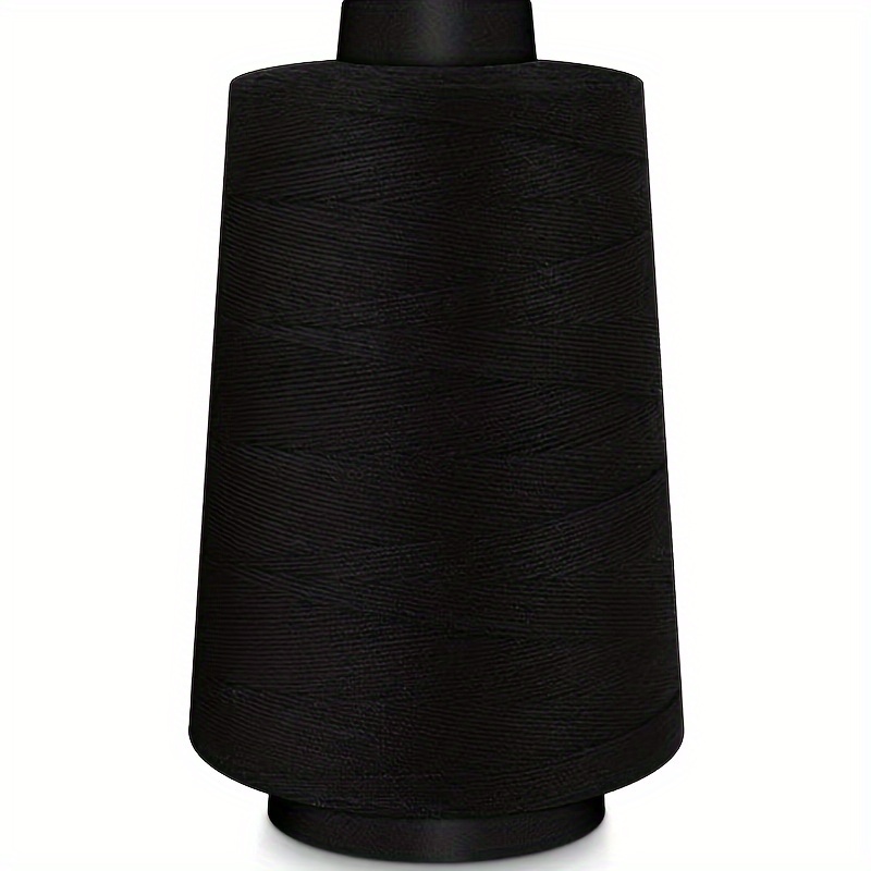 

Black Polyester Sewing Thread 3000 Yards - High Strength, Durable For All Sewing Projects