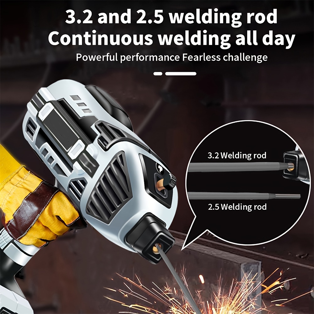 110v handheld arc welder digital intelligent current thrust electrodes 4600w handheld arc welder home electric welder fully automatic smart welder details 4