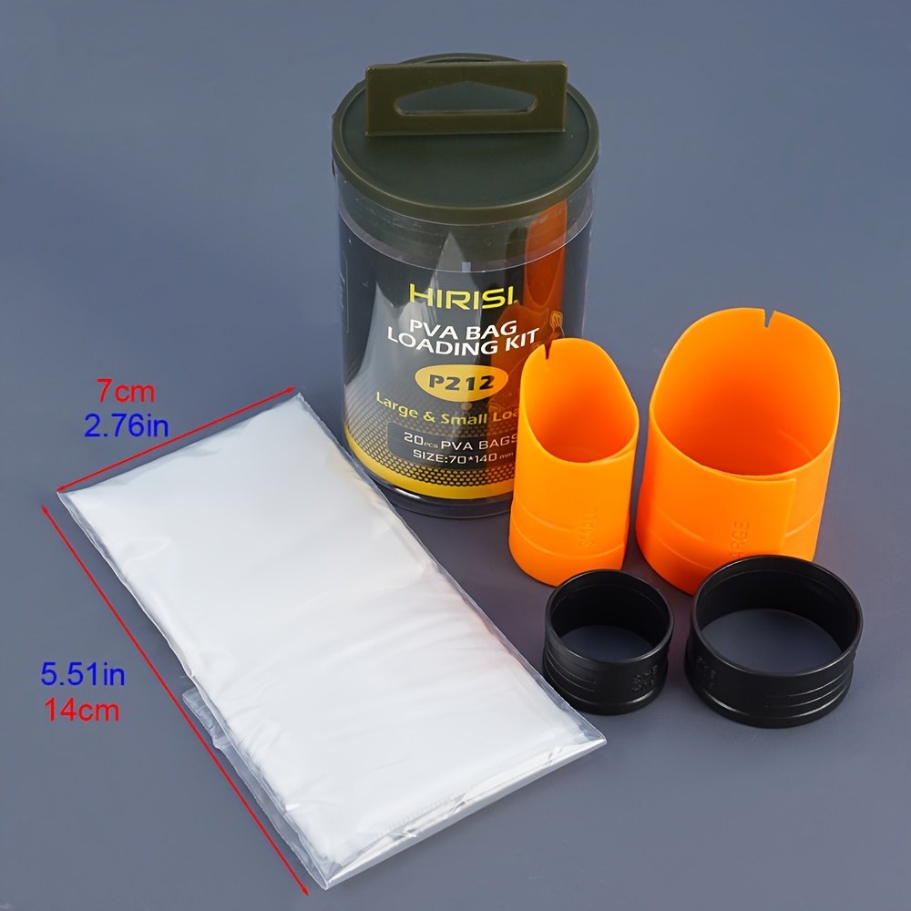 E-shop HIRISI 1 Set Karpfenangeln PVA Köder Ladewerkzeug PVA Beutel Fütterer Loader für Grob Pellets Boilies Angelzubehör