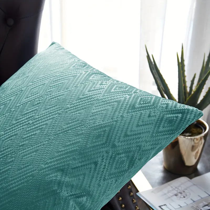 4pcs ikat decorative throw pillow covers set with double sided no insert stylish cushion cover for sofa couch chair living room bedroom decor Product details 5