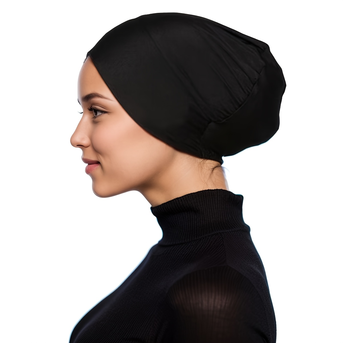 E-shop Mittelöstliche Damen Neue Muslimische Modal Bequeme Elastische Atmungsaktive Basis Kappe Kann Haare Verbergen Elastische Kappe Kopfbedeckung