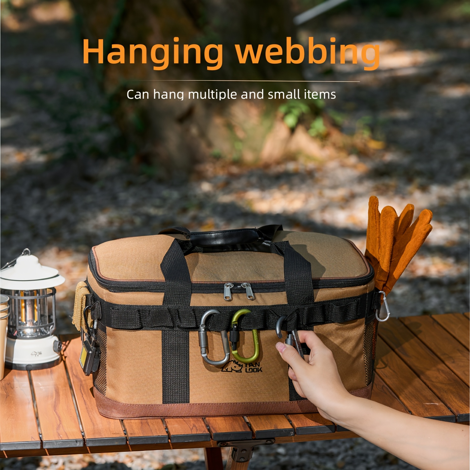 Outdoor Tactical Insulated Cooler Bag - Large Capacity Portable Insulated Storage for Camping, Hiking, - Durable Multi-Use Cooler with Carry Handles & Reinforced Handles, Essentials, Sturdy Handle Design