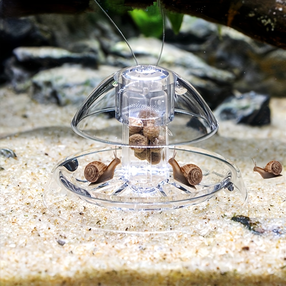 

Clear Snail Trap For Aquariums, Fish Snail , Pest Remover For Aquatic Plants, Fun Snail Control, Bait Not Included