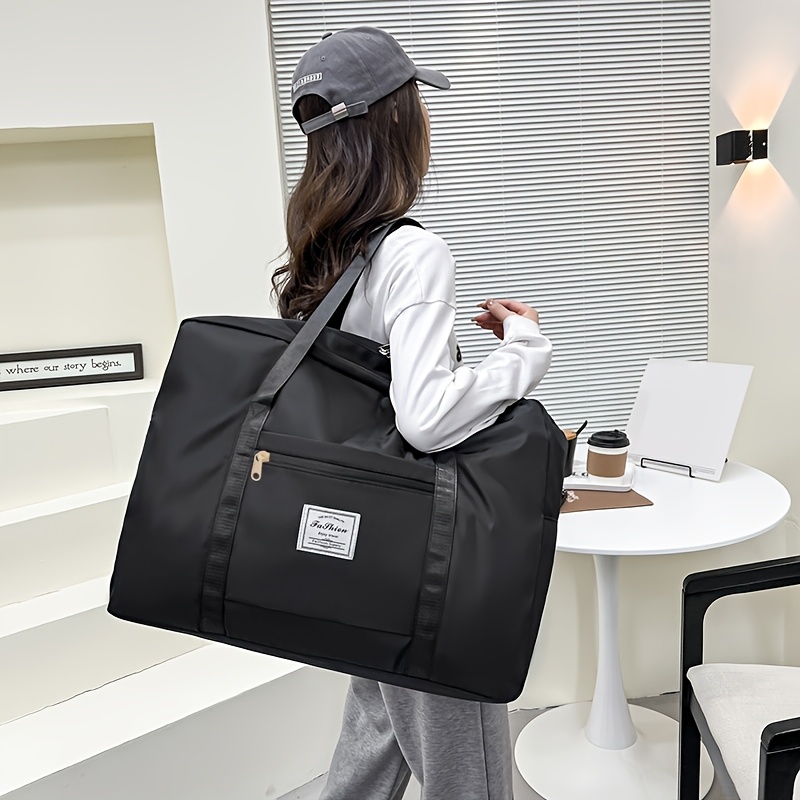 travel duffel bag   personal item bag     weekender bag for women and men household foldable storage bags moving bags moving heavy duty storage bags quilt storage bags with durable handles for clothes