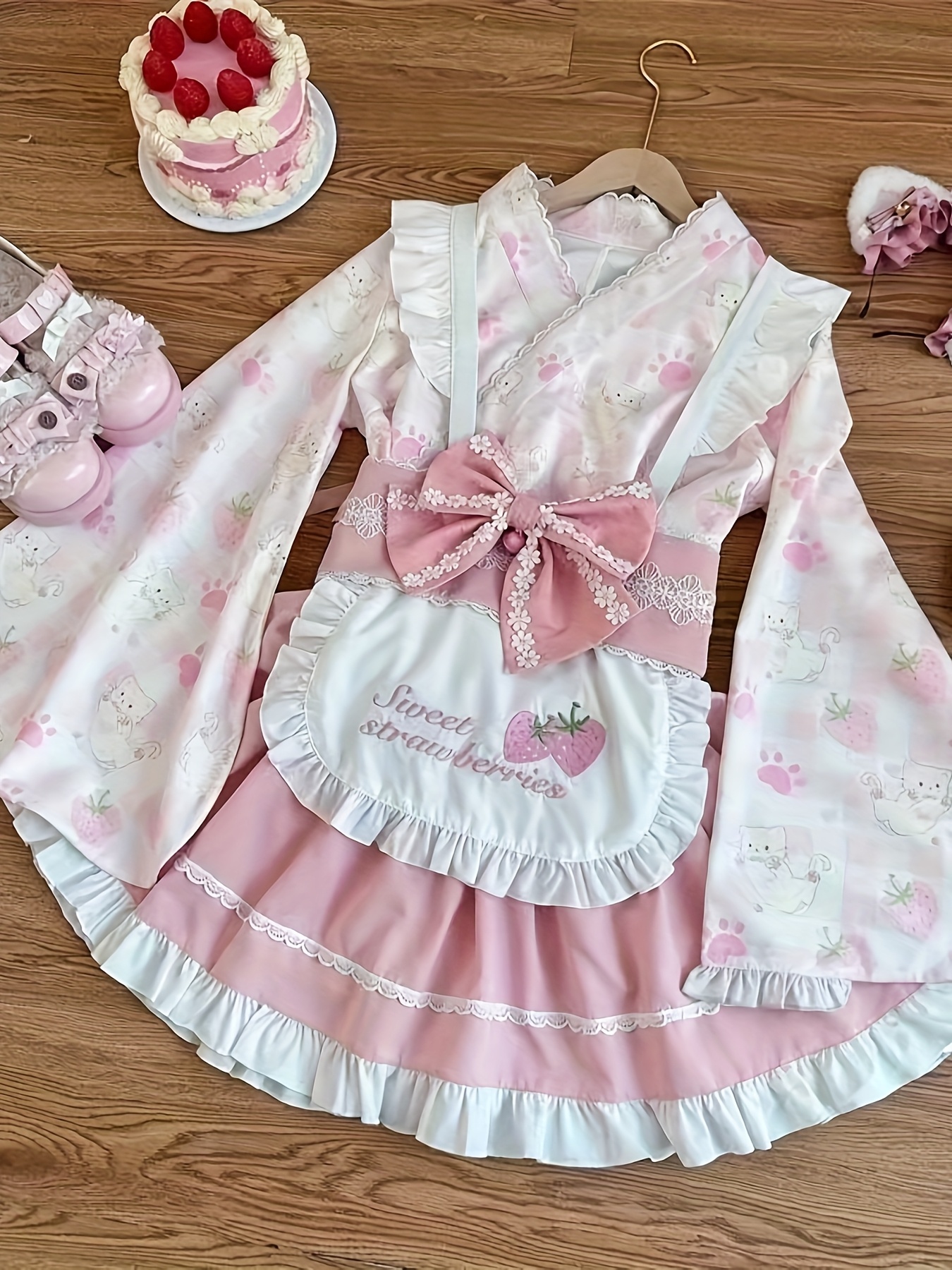 chinese dress ladies Frilly Dress – DraculaClothing main image 1