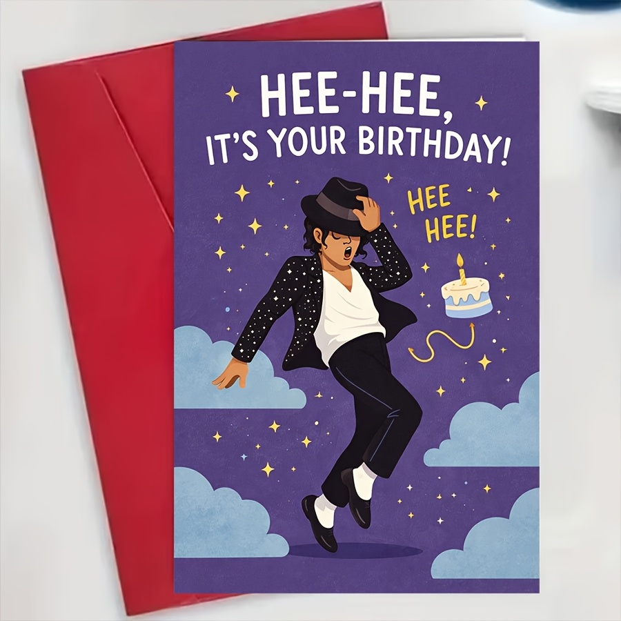 A Greeting Card With An Envelope, Designed For Fans To Give On Their Birthdays, Featuring A Beautiful Dancing Illustration